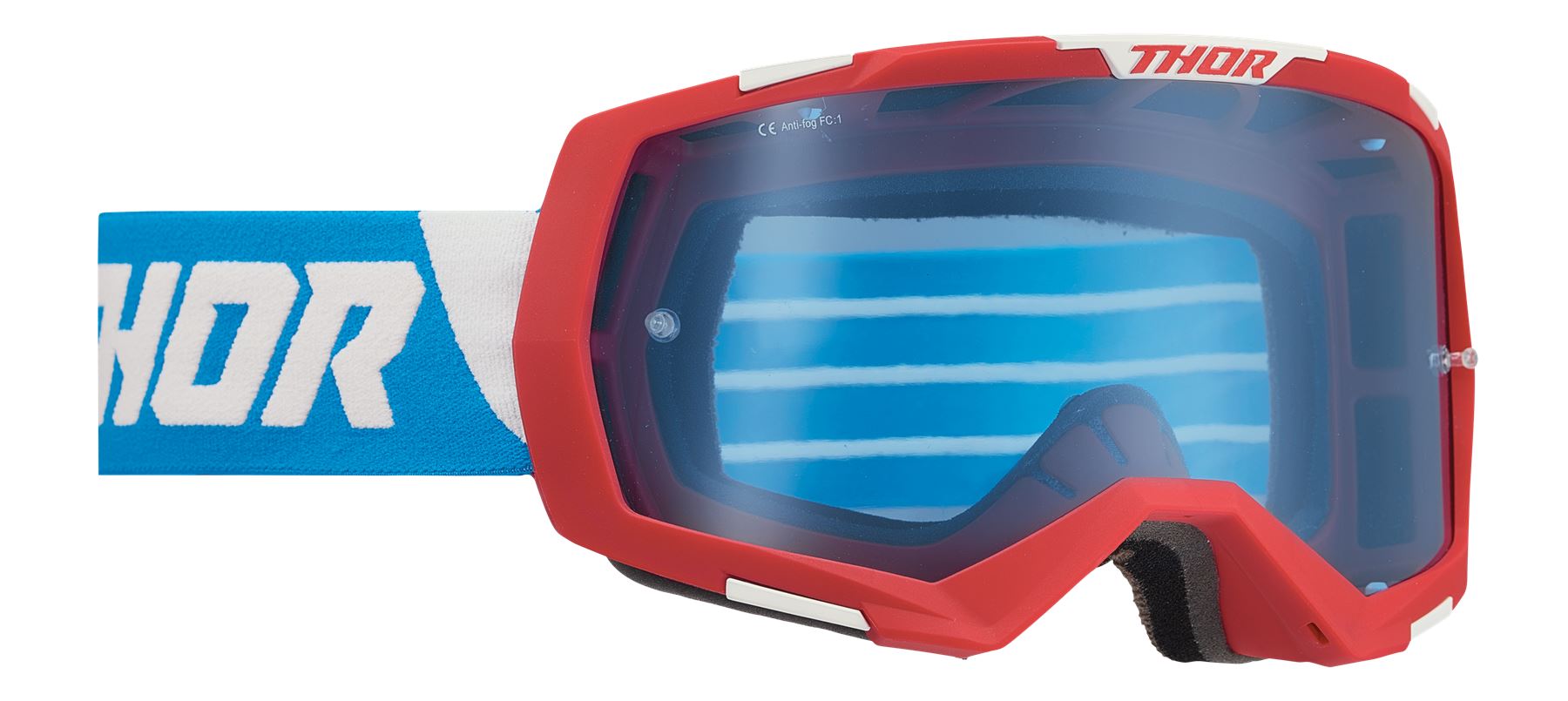 Thor 2025 Goggles Regiment Red White Blue